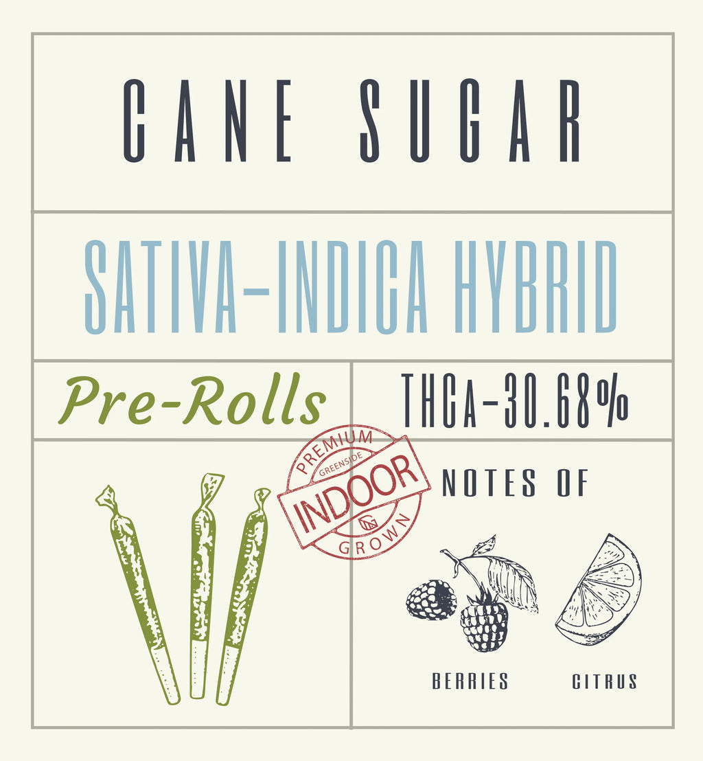 Cane Sugar PRE-ROLLS
